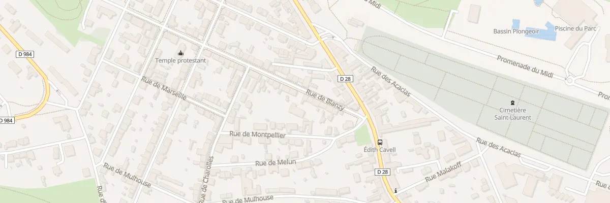 Plan du 46B Rue de Blanzy au Creusot