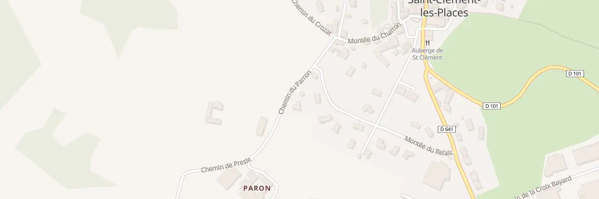 Plan du 133 Che du Parron à Saint-Clément-les-Places
