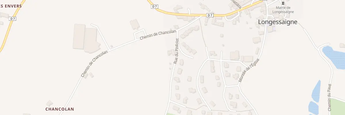 Plan du 170 Rue de Pinfolet à Longessaigne