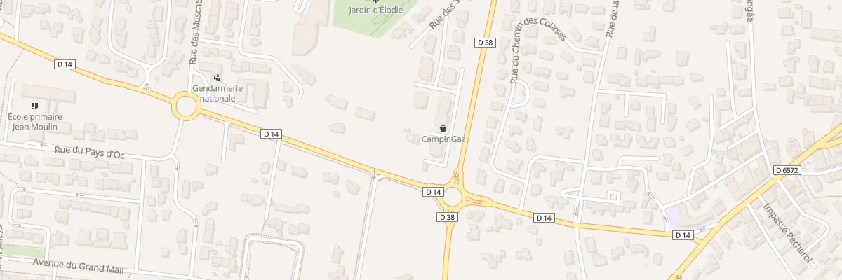 Plan du 44 Rte de Generac à Saint-Gilles