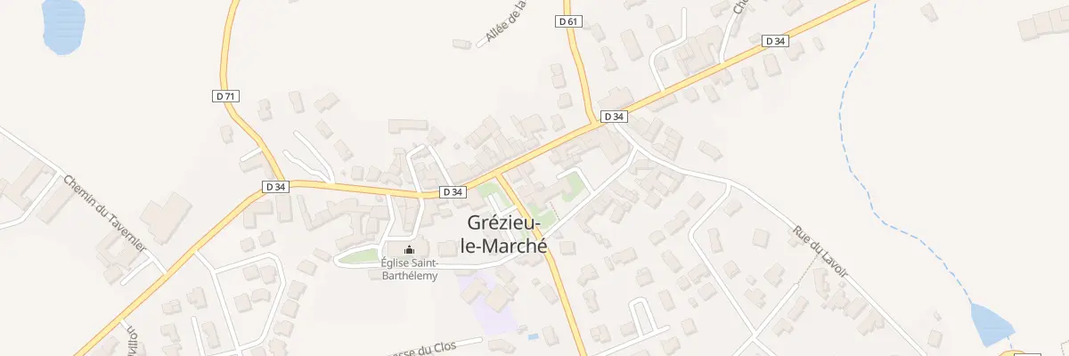 Plan du 28 Rue de la Forge à Grézieu-le-Marché
