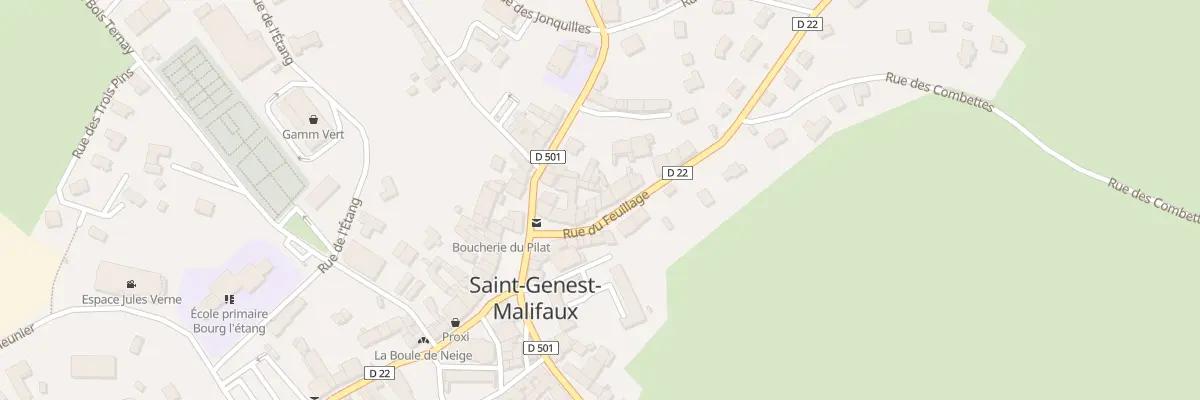 Plan du 3 Rue du Feuillage à Saint-Genest-Malifaux