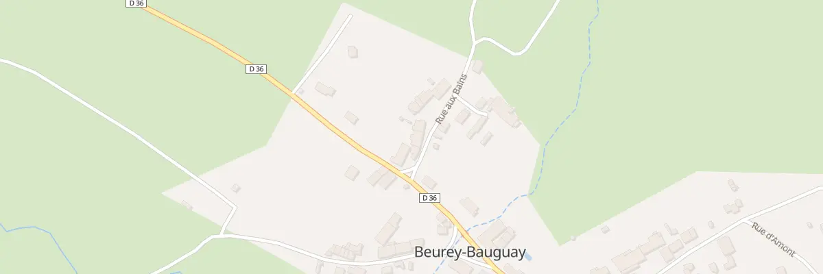 Plan du 3 Rue aux Bains à Beurey-Bauguay