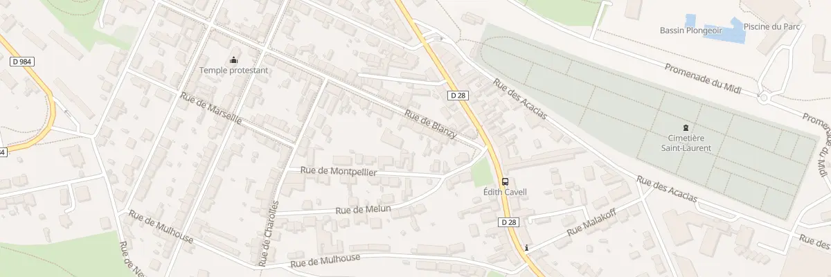 Plan du 50 Rue de Blanzy au Creusot