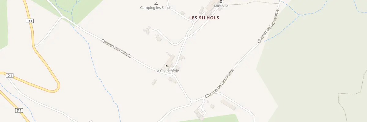 Plan du 500 Che de Silhols à Lagorce