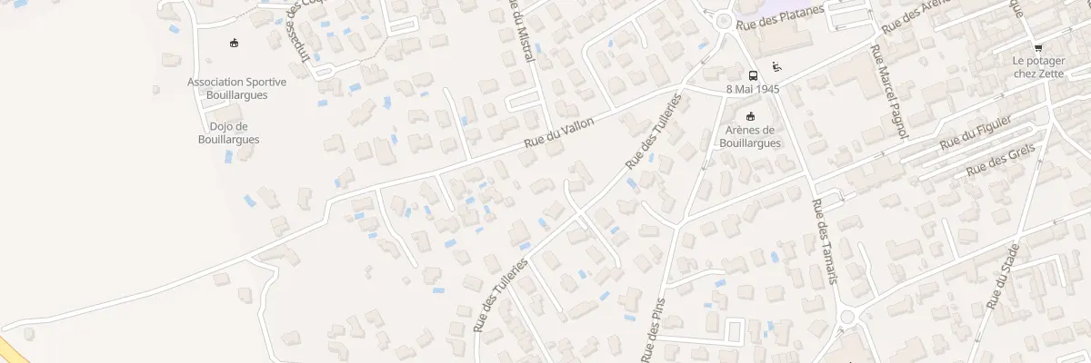 Plan du 3 Rue du Vallon à Bouillargues