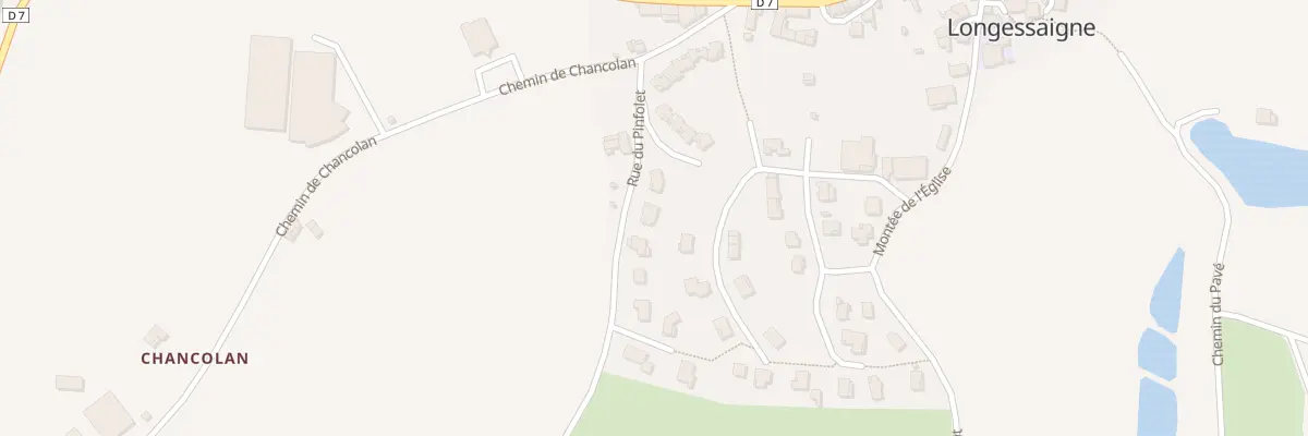 Plan du 215 Rue de Pinfolet à Longessaigne