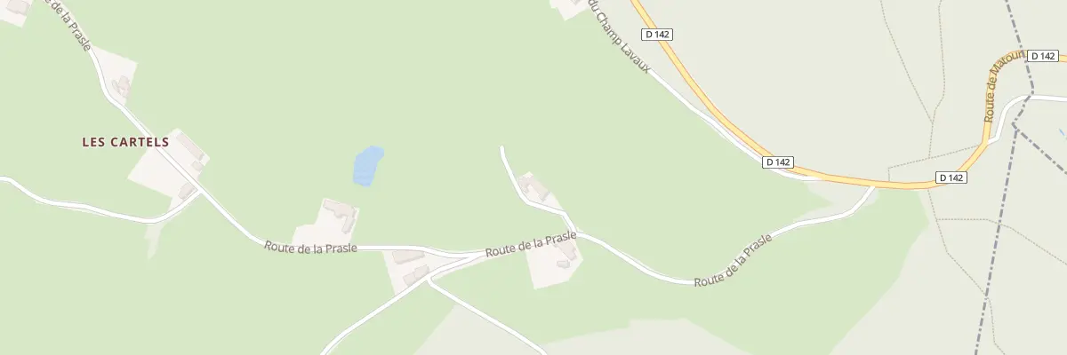 Plan du 1461 Rte de la Prasle à Gibles