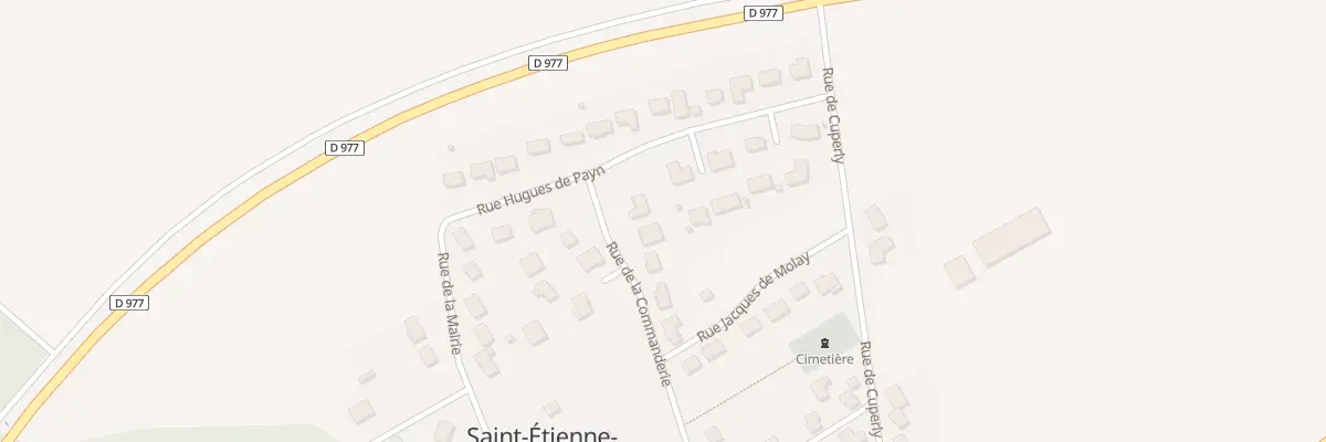 Plan du 22 Rue de la Commanderie à Saint-Étienne-au-Temple