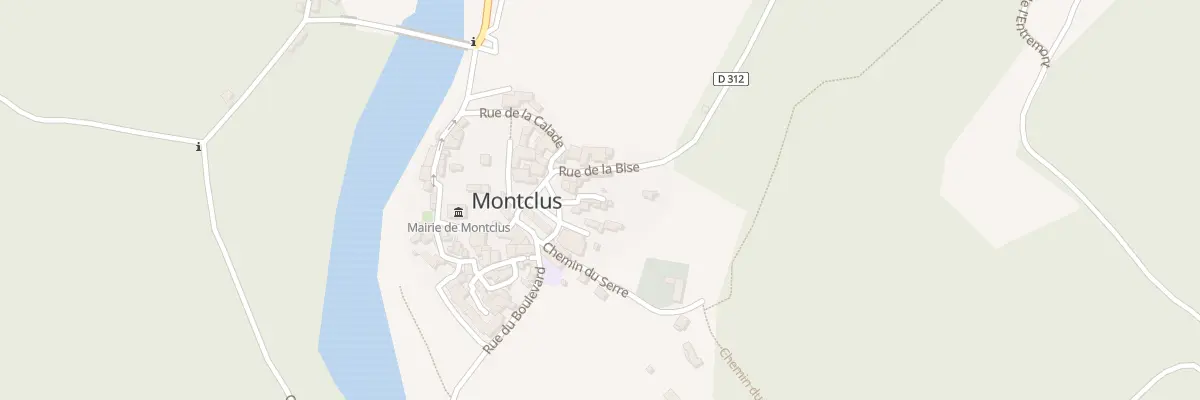 Plan du 2 Pl de la Favanière à Montclus
