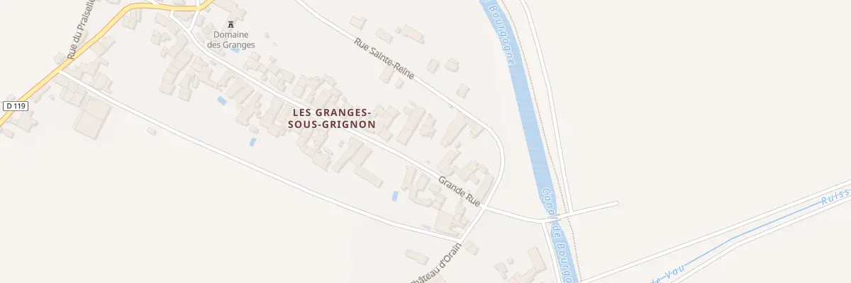 Plan du 12 Grande Rue à Grignon