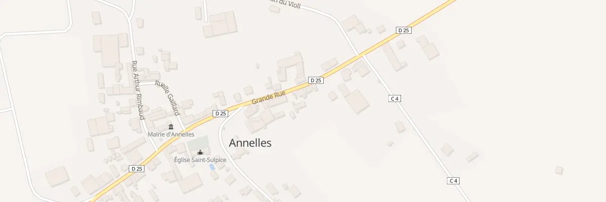 Plan du 11 Grande Rue à Annelles