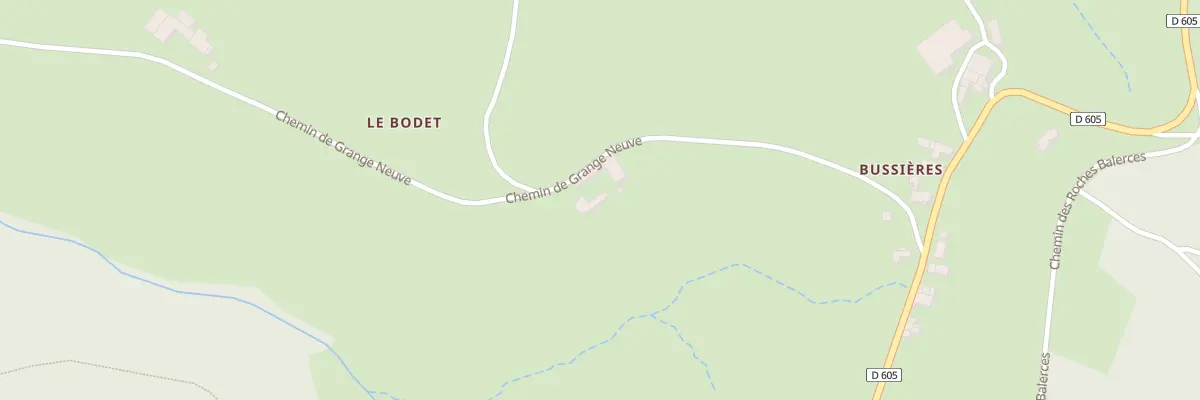 Plan du 5074 Le Bodet à Meaux-la-Montagne
