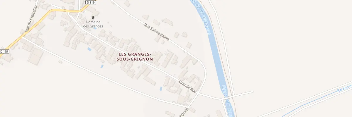 Plan du 14 Grande Rue à Grignon