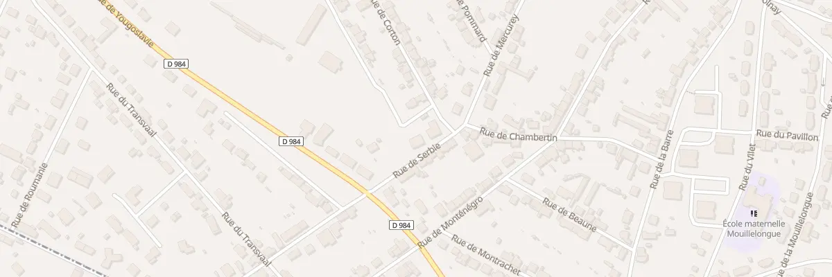 Plan du 2B Rue de Serbie au Creusot