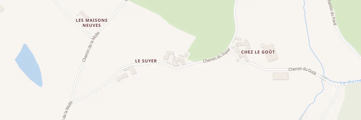 Plan du 5212 Le Suyer à Longessaigne