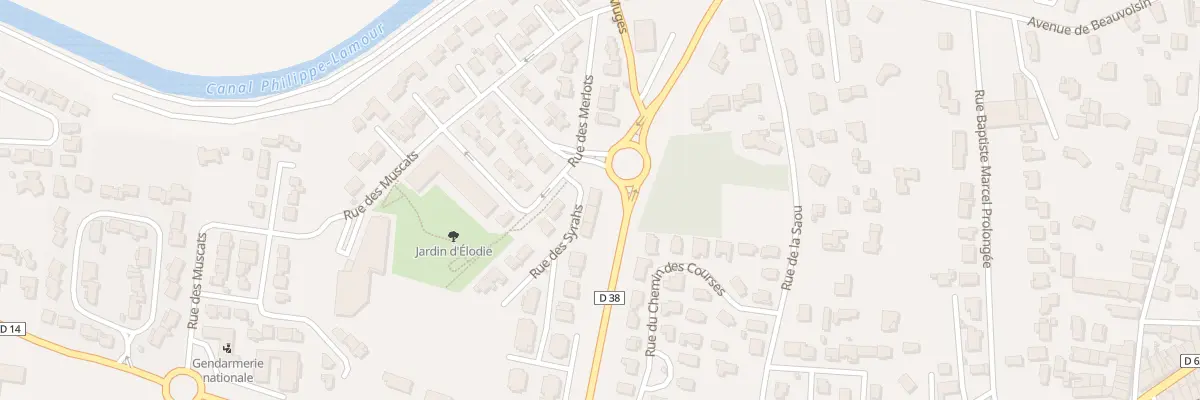 Plan du 1 Rue des Syrahs à Saint-Gilles