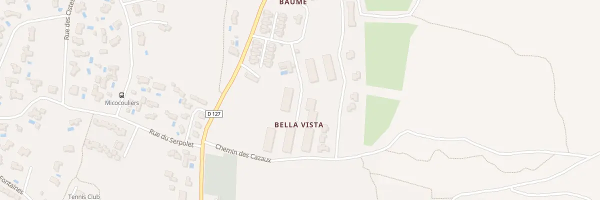 Plan du 270 Rte de la Baume à Poulx
