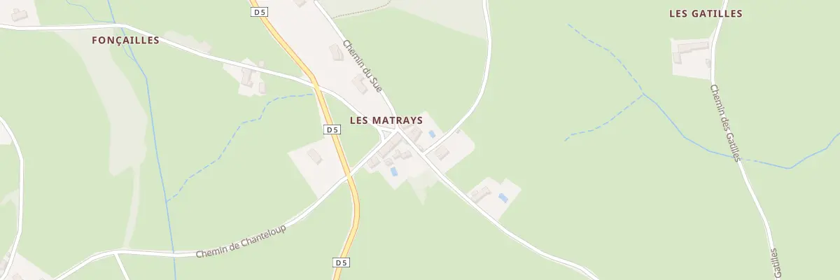 Plan du 5131 Les Gatilles à Aigueperse