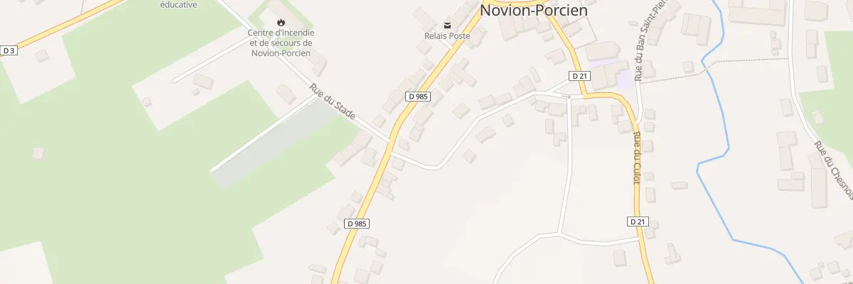 Plan du 12 Rue de la Briqueterie à Novion-Porcien