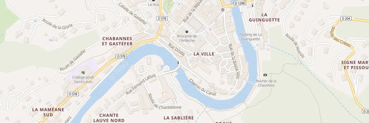 Plan du 18 Quai de la Sablière au Cheylard