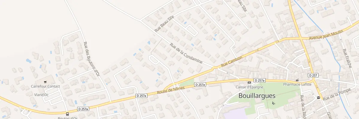 Plan du 3 Rue de la Condamine à Bouillargues
