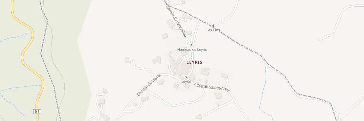 Plan du 5008B Leyris à Lagorce