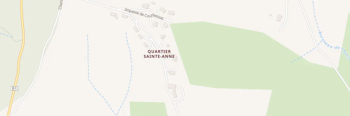 Plan du 367 Che de Courbessas à Lagorce