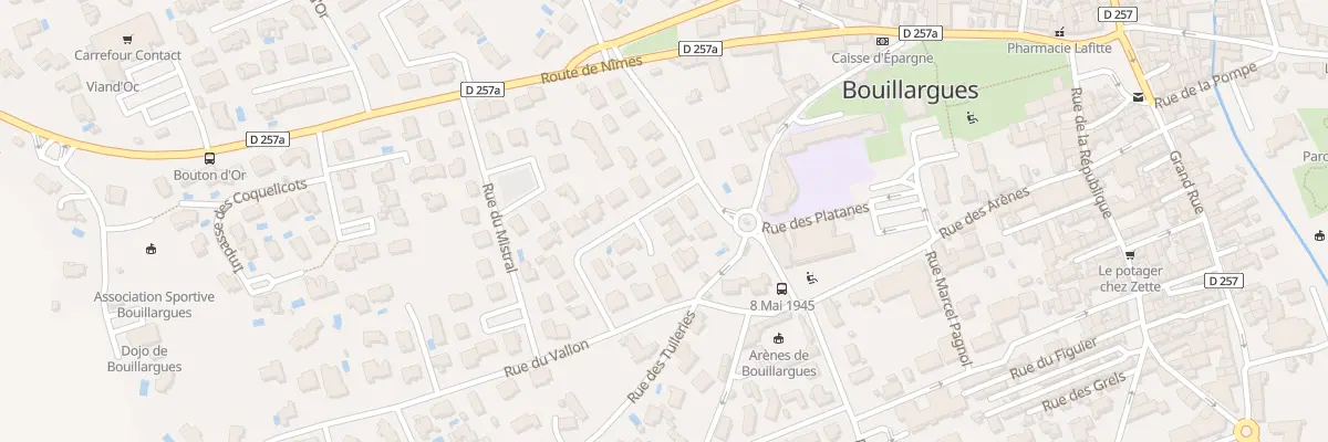 Plan du 1 Rue de Provence à Bouillargues