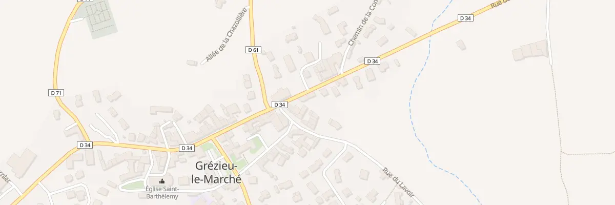 Plan du 166 Rue de la Forge à Grézieu-le-Marché