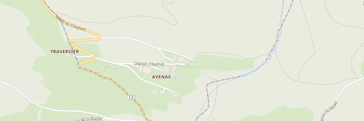 Plan du 315 Che d’Avenas à Saint-Jean-Roure