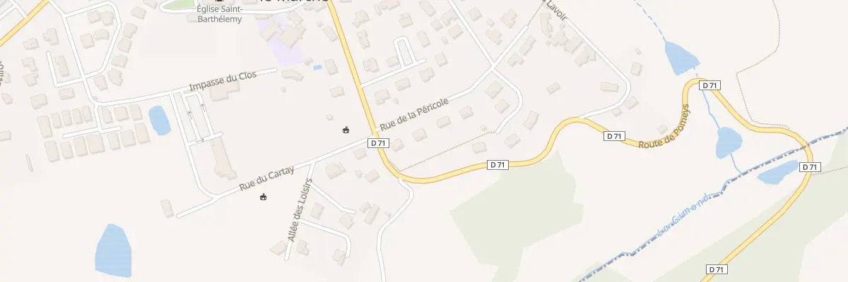 Plan du 34 Rue de la Pericole à Grézieu-le-Marché
