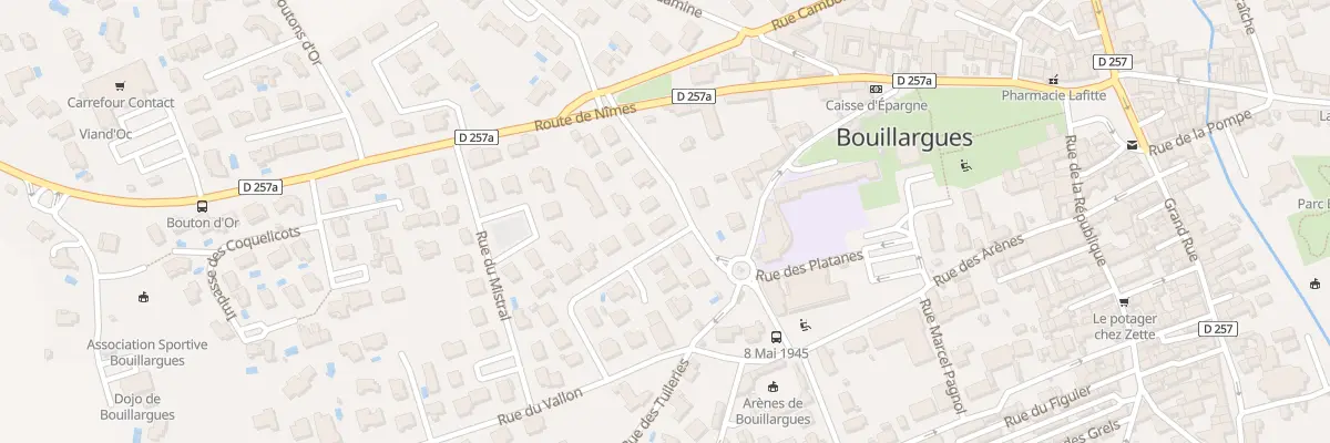 Plan du 2 Rue de Provence à Bouillargues