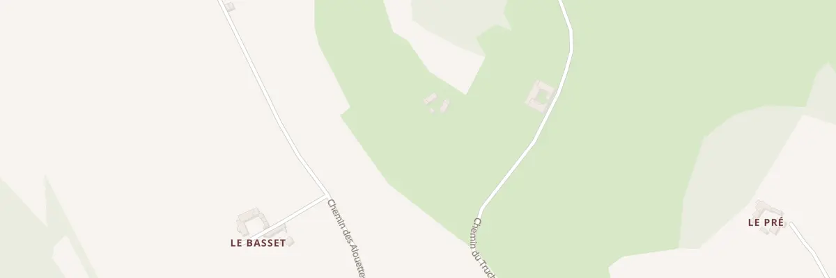 Plan du 385 Che du Truchet à Saint-Clément-les-Places