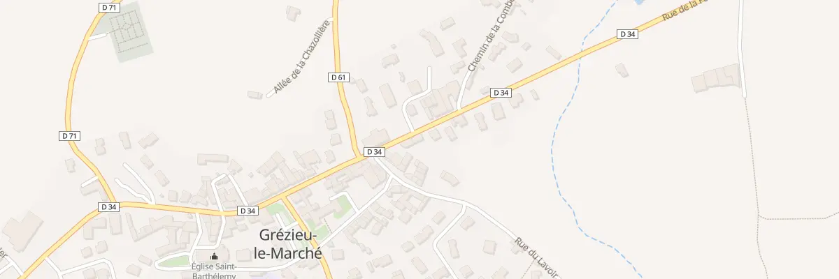 Plan du 172 Rue de la Forge à Grézieu-le-Marché