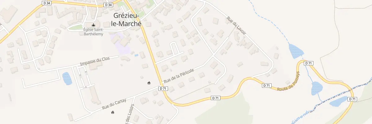 Plan du 74 All du Soleil Levant à Grézieu-le-Marché