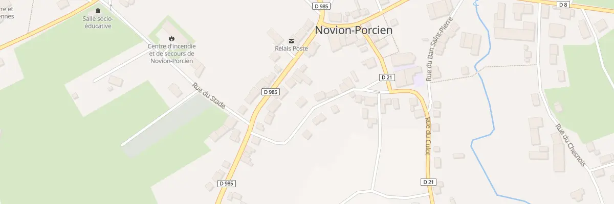 Plan du 9 Rue Godeau à Novion-Porcien