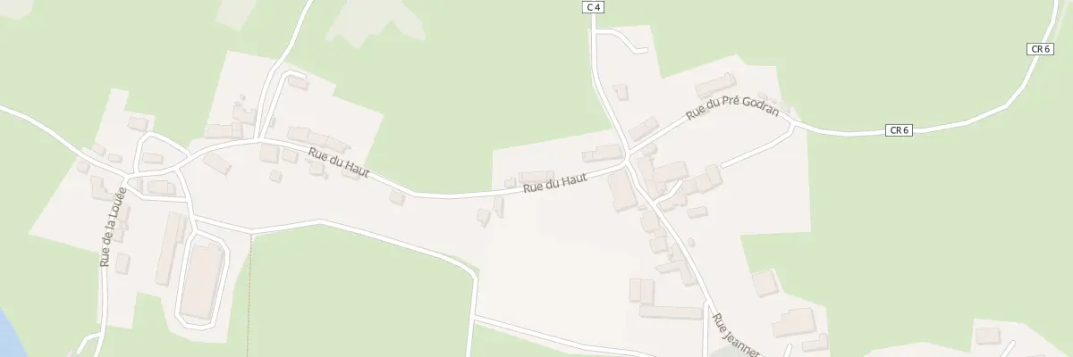 Plan du 33 Rue du Haut à Braux