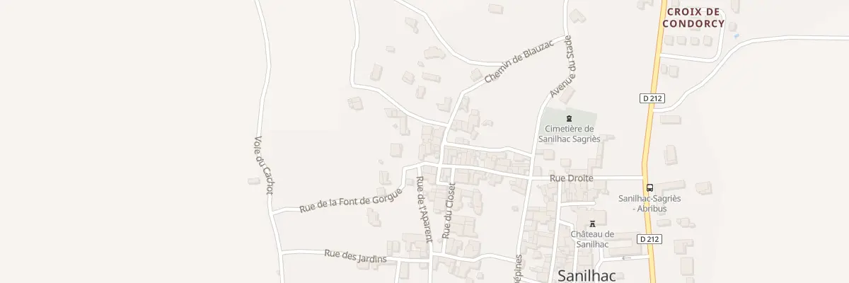 Plan du 5366 Pl de l’Aparent à Sanilhac-Sagriès