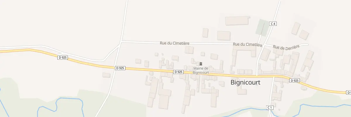 Plan du 34 Rue Principale à Bignicourt