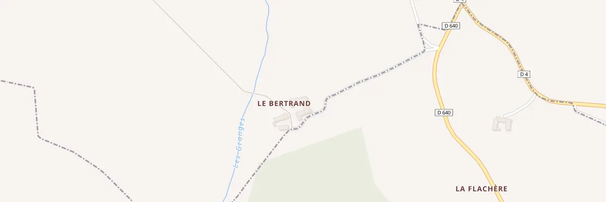 Plan du 289 Le Bertrand à Villechenève