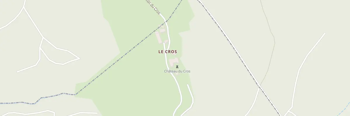 Plan du 5026 Vers le Cros à Azolette