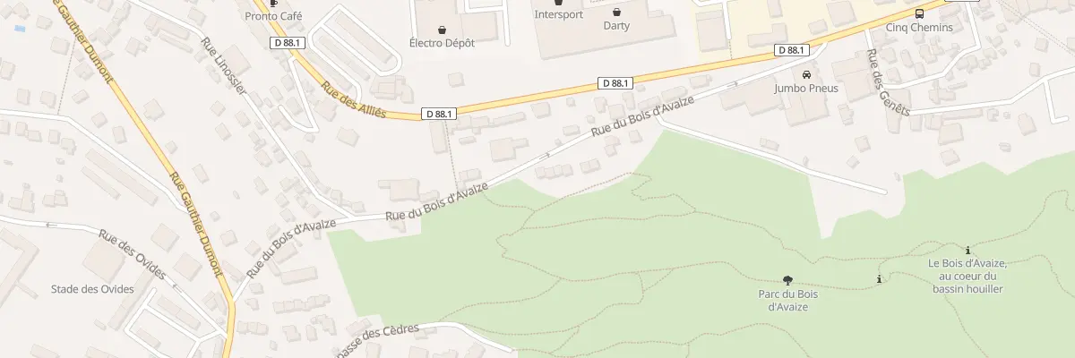 Plan du 26 Rue du Bois d’Avaize à Saint-Étienne