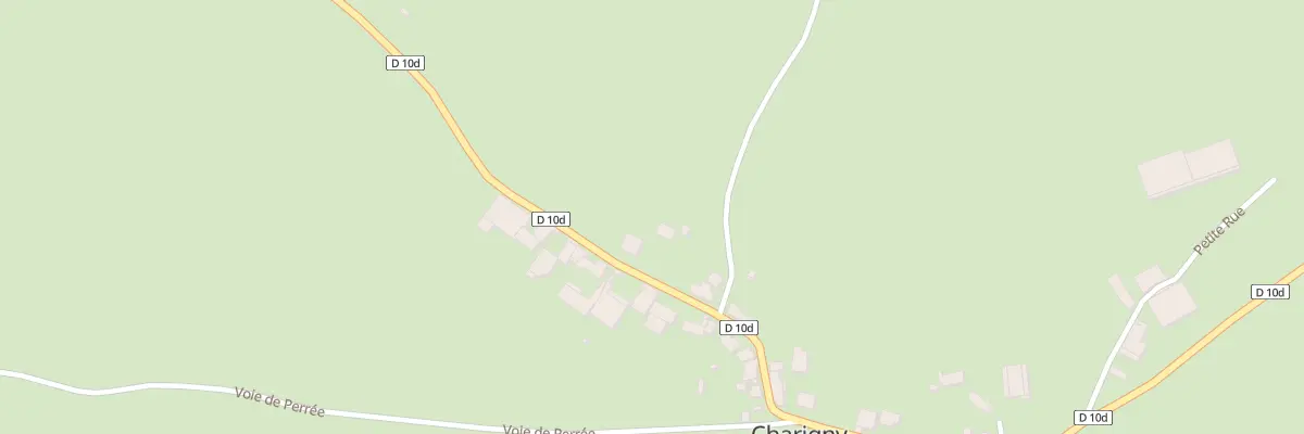Plan du 4 Che de l’Ancienne Route à Charigny