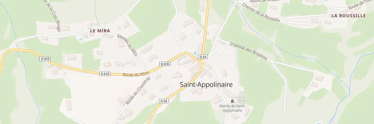 Plan du 5029 Le Bourg à Saint-Appolinaire