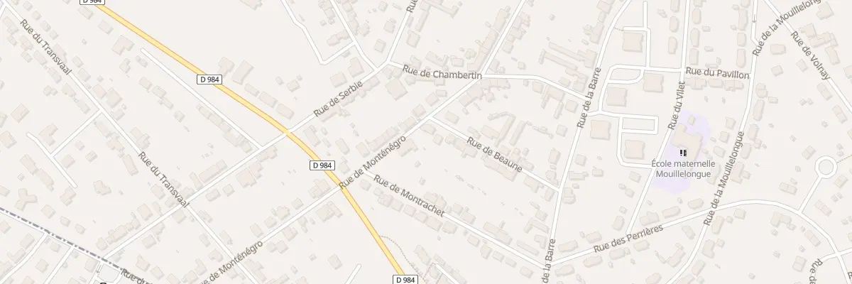Plan du 2 Rue de Beaune au Creusot