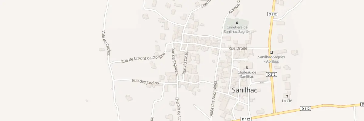 Plan du 1 Rue du Closet à Sanilhac-Sagriès
