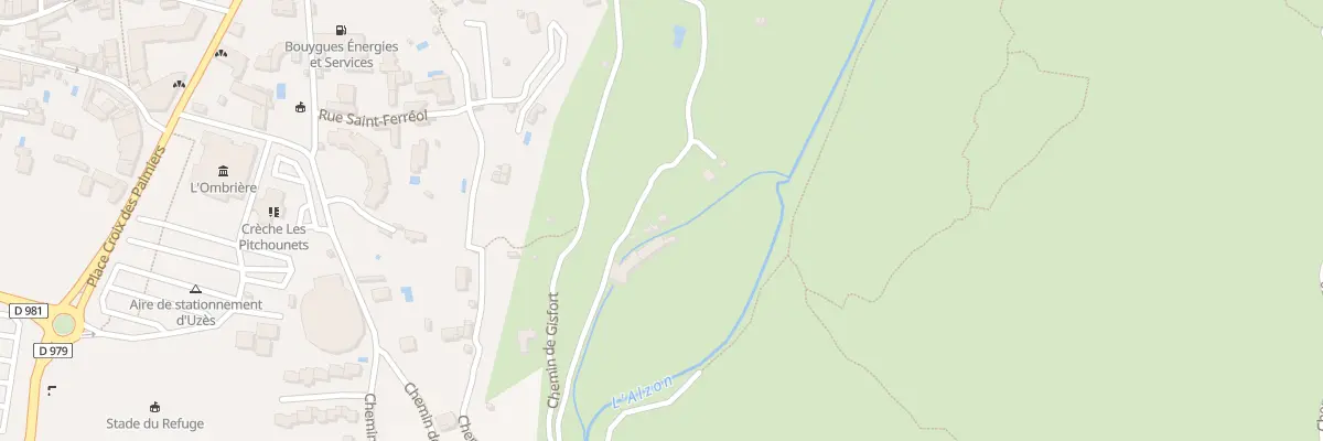Plan du 9006 Gisfort à Uzès