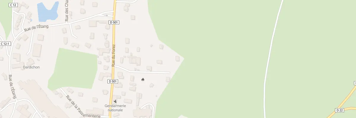 Plan du 7 Imp du Forez à Saint-Genest-Malifaux
