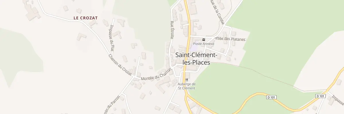 Plan du 5021 Rue Etroite à Saint-Clément-les-Places